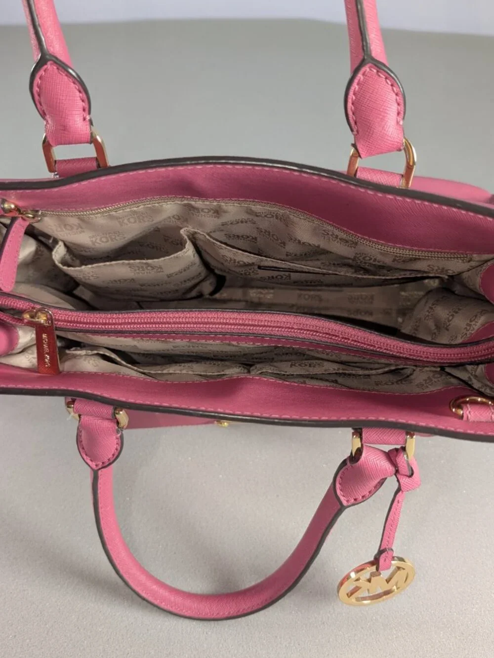 Michael Kors Pink Georgia Satchel